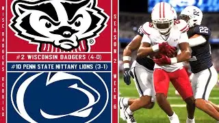 COLLEGE FOOTBALL 26 | #2 Wisconsin at #10 Penn State - Week 6 | R3DBARZ Program Rebuild | Season 2