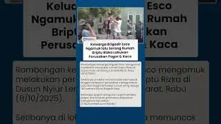 Emosi! Keluarga Brigadir Esco Ngamuk & Rusak Rumah Briptu Rizka Pelaku Pembunuhan di Lombok Barat