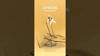 🐈💨 A Flying Calico Cat Entering a Glass Box! ✨ Simulation of 5 Glass Panels Turning into Slime