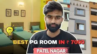 Best 6 Seater PG with Library in Patel Nagar 🏠📚 | Only ₹7000 with All Facilities | Perfect for UPSC