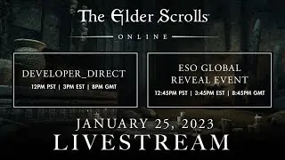 Elder Scrolls Online Global Reveal Livestream