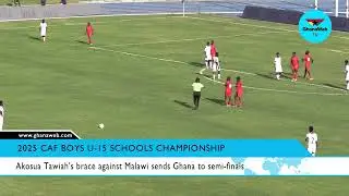 Ghana U 15 girls record 3-0 dominant win over Malawi