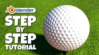 Blender Tutorial | 3D Modeling | Golf Ball