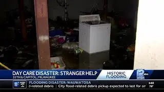 'Grateful': Strangers pump water out of flooded Milwaukee day care