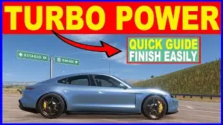 Forza Horizon 5 TURBO POWER Forzathon Daily Challenges Earn 10 Speed Skill in Porsche Taycan Turbo S