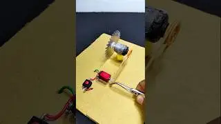 Belt Drive Foam Cutting Machine _ DC Motor #dcmotor #tech #shorts