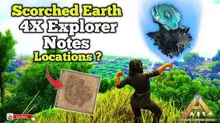 All 4x Explorer Notes Locations On Scorched Earth In ARK Ultimate Mobile Edition