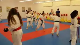 Karate Team T&uuml;bingen Sch&uuml;ler Gruppe 2019 Kumite