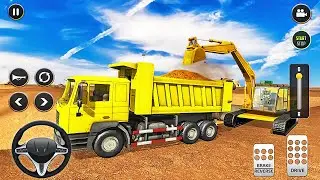 Heavy Excavator Construction Simulator 2019 - Dump Truck Sand Transporter - Android Gameplay