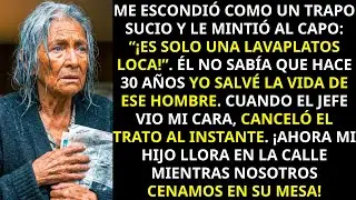 Humilló a la anciana, hasta que el jefe se arrodilló: “¿Me recuerdas, señora?”