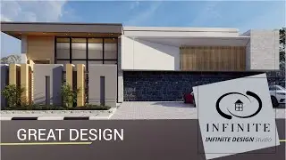 Modern hillside villa by infinite design studio