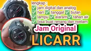 Jam Tangan LICARR Original Sport Watch, dan Tahan Air! Review Jam Tangan Pria Analog Digital Terbaru