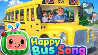 The Happy Bus Ride 🚍 | 3D Cartoon Kids Song | Fun Nursery Rhymes