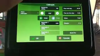 Como calibrar produto ou esteira com taxa (Hexagon) no MP AGRO