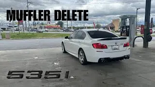 F10 N55 MUFFLER DELETE NIGHT DRIVE(LOUD)