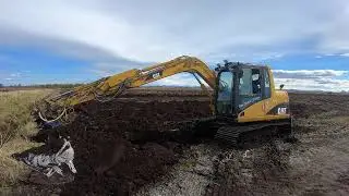 Digging after old drain tiles | Excavating