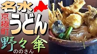 羊蹄山🏔名水の絶品うどん！京極町の大人気店「野々傘（ののさん）」に行きました