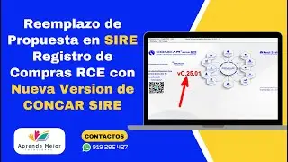 𝐑𝐞𝐞𝐦𝐩𝐥𝐚𝐳𝐨 𝐝𝐞 𝐏𝐫𝐨𝐩𝐮𝐞𝐬𝐭𝐚 𝐞𝐧 𝐒𝐈𝐑𝐄 𝐑𝐞𝐠𝐢𝐬𝐭𝐫𝐨 𝐝𝐞 𝐂𝐨𝐦𝐩𝐫𝐚𝐬 𝐑𝐂𝐄 𝐜𝐨𝐧 𝐍𝐮𝐞𝐯𝐚 𝐕𝐞𝐫𝐬𝐢𝐨𝐧 𝐝𝐞 𝐂𝐎𝐍𝐂𝐀𝐑 𝐒𝐈𝐑𝐄✅✅