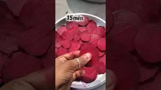 beetroot chips😋😋//#food #recipe #healthy #snacks #cooking