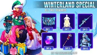 WINTERLAND EVENT 2022 FREEFIRE | HALL OF ELITE EVENT | WINTER EVENT FREE REWARDS, FREEFIRE NEW EVENT
