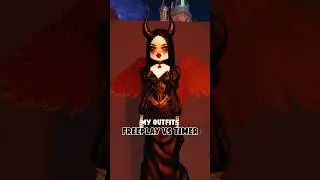 DTI Freeplay vs Regular Game Outfits (No Timer vs Timer) #dresstoimpress #roblox #dti