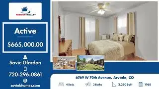 Active in 6769 W 70th Avenue, Arvada, CO Contact me for a showing!