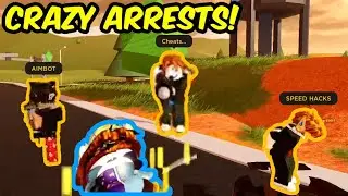 CRAZY ARRESTS WITH ENERGY DRINK in Roblox Jailbreak!