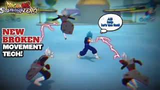 New BROKEN Movement Tech you NEED (BURST HOPPING Video Breakdown) In Dragon Ball Sparking! ZERO🐉🔥