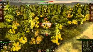World of Tanks. Three random battles.