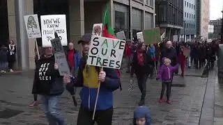 Tree Action Group Protest March, Sheffield 07/4/18