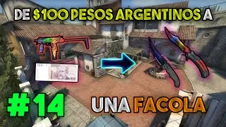 De $100 PESOS ARGENTINOS a un CUCHILLO con CONTRATOS BARATOS y RENTABLES de CSGO #14