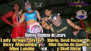 New Evolution Ring Wrestling (Relevos At&oacute;micos de Locura) Zacapoaxtla, Puebla