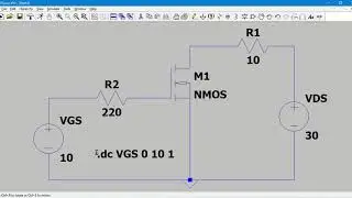 MOSFET Characteristics using LTSpice