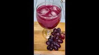 Cool Healthy Drink for All Ages | Red Grape Juice | Grape Cooler | Grape Mocktail