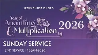 LIVE | SUNDAY 2nd SERVICE | 18-JAN-2026 | PASTOR.CJ SAMUEL | ATHUMANESAR MINISTRIES KARNATAKA