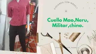 cuello Mao. chino o milita #cursodecosturaonline #costura #emprendedor #tipsdecostura
