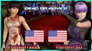 Dead or Alive 2 || footsiefraud 🇺🇸 VS 🇺🇸 PontonFSD || FLYCAST FIGHTCADE 2