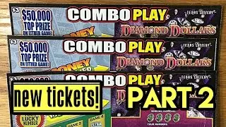 New Tickets! 3X $3 Combo Play - Texas Lottery Scratch Offs