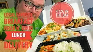Favorite Local Breakfast, Grab N' Grub Lunch Delivery, and Pizza by the Bay - Guam Food VLOG