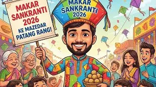 Makar Sankranti 2026 funny video,  jo 1 hour Patang Ko upar hawa me rakhega vahi winner hoga #vlog 