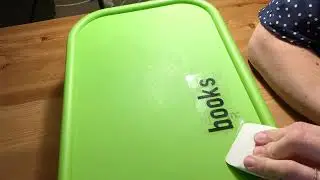 How to apply vinyl stickers to IKEA Trofast bins
