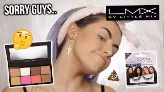 TESTING LMX / LITTLE MIX MAKEUP!? UHHH THIS WAS A FAIL. FIRST IMPRESSIONS + REVIEW!