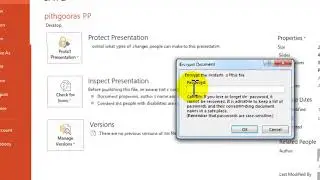 Microsoft Microsoft 2013 in bangla.  Encrypt your Powerpoint file with password
