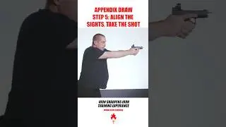 Pistol: Appendix draw step 5 #edc #guns #pistol #churchsecurity #drawstroke #dryfire #appendixcarry