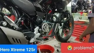 HERO XTREME 125R FIRST SERVICE 🔥ENGINE OPEN 😭 KAR DIYA