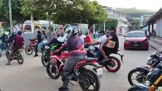 Moto rodada en Santa María Huazolottlán 