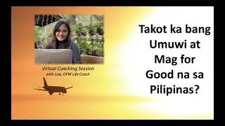 How to Overcome OFW Fear of Going home for good