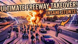 Insane highway takeover stunts @gameoverview-dontoverthink