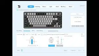 YUNZII RT75: How to use the 4 modes in the software.