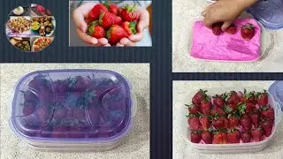 How To Store Strawberries For Longer Time | Keep Strawberries Fresh For Longer Time | By Umm e Naeem